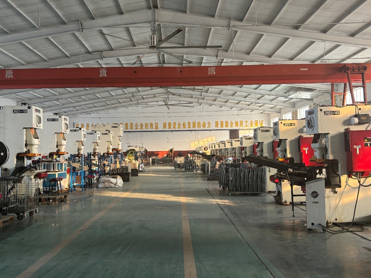 Workshop view for washer and stamping production